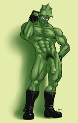 1boy 2011 full_body image_comics lay malcolm_eugene_jackson-dragon male male_only savage_dragon savage_dragon_(character) solo solo_male