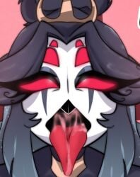 ahe_gao ahegao_face hazbin_hotel helluva_boss octavia_(helluva_boss) preview queen_octavia_the_first_(oc) retzhuko_(artist) vivienne_medrano vivziepop