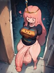 1futa adventure_time ai_generated big_ass big_balls blush breasts erect_penis erection female foreskin futa_only futanari grapesss huge_breasts huge_cock large_penis looking_at_viewer navel nude penis princess_bubblegum solo solo_futa testicles thighs uncensored veins veiny_penis