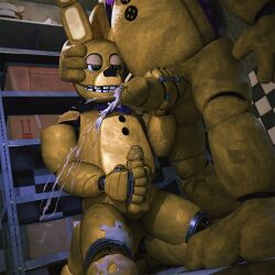 golden freddy (fnaf) from five nights at freddy's by springyfaze