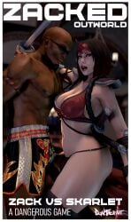 skarlet from dead or alive by dualfaceart