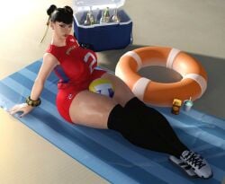chun-li from capcom by malef1cent