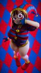 pomni (the amazing digital circus) from glitch productions by thefrenchmenspy