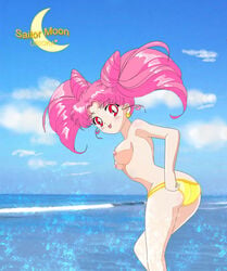 1girls bishoujo_senshi_sailor_moon chibi_usa female small_breasts swimsuit tagme urioka