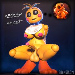 toy chica from five nights at freddy's by phynitron