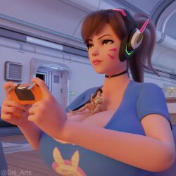 d.va from blizzard entertainment by dej arts