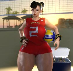 chun-li from capcom by malef1cent