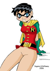 1girls 2006 batman_(series) dan_kellaway dc dc_comics dick_grayson female female_only robin_(dc) robin_(dick_grayson) rule_63 solo sugano