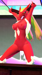 3d after_sex anthro blaziken breasts cum cum_in_pussy cum_inside female garry's_mod hair johnithanial nintendo pokemon pokemon_(species) video_games