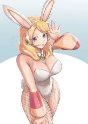 alia blonde_hair blue_eyes bunny_ears bunnysuit mega_man mega_man_x rinku_bny robot_girl