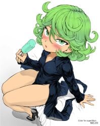 1girls female female_only mogudan one-punch_man solo tatsumaki