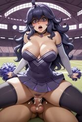 ai_generated areola areola_slip areolae areolae_slip big_breasts breasts cheerleader cheerleader_uniform clothed cum cum_in_pussy cum_inside cumming cumming_inside hex_maniac holding_legs laying_down laying_on_back lazor legs legs_apart legs_spread legs_up nipple_slip nipples panties_aside pokemon pubes pubic_hair purple_hair purple_pubes pussy sex skimpy skimpy_clothes skirt spread_legs stadium tagme thighhighs vagina vaginal vaginal_insertion vaginal_penetration vaginal_sex