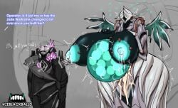 after_sex after_vaginal alien alien_girl angel angel_wings cum_in_pussy duo duo_focus huge_breasts huge_nipples huge_thighs hyper hyper_breasts hyper_pregnancy jade_(warframe) lactating lactation larger_female leaking leaking_cum leaking_milk mind_break operator_(warframe) pregnant pregnant_belly pregnant_sex robot_girl size_difference smaller_male stealth_sex sweating twitching warframe ze_blackball.d zeblackballd_(artist)