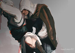 altair_ibn_la-ahad assassin's_creed assassin's_creed:_brotherhood assassin's_creed:_revelations assassin's_creed_(series) assassin's_creed_ii ezio_auditore_da_firenze gay male male_only multiple_males time_paradox ubisoft yaoi