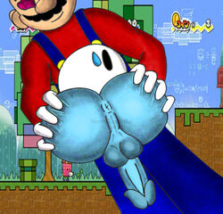 cherbil hornygoomba ice_cherbil mario mario_(series) nintendo no paper_mario super_paper_mario