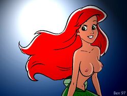 1990s 1997 20th_century 4:3 ariel ben_(artist) disney disney_princess mermaid nipples the_little_mermaid the_little_mermaid_(1989_film)