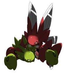 censored pokemon scizor shiny_pokemon shiny_scizor tagme