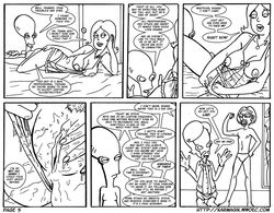 american_dad breasts female francine_smith human karmagik male monochrome roger_smith steve_smith