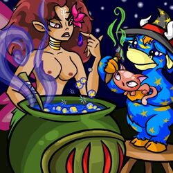 edit faeries fairy jhuidah_(neopets) kauvara neopets topless