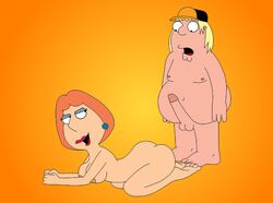 burtstanton chris_griffin family_guy female human lois_griffin male tagme