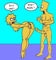 bart_simpson bent_over color doggy_style female from_behind human incest lisa_simpson male straight the_fear the_simpsons