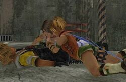 1boy 2girls 3d animated fellatio final_fantasy final_fantasy_x garry's_mod rikku slideshow swingers threesome tidus wolf_66 yuna