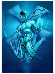 1boy 2009 artist_request bobby_drake iceman male male_only marvel solo x-men