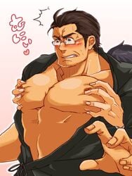 bara chest dad daisuke_kosaka incest kousaka_daisuke kousaka_kyosuke male male_only muscles ore_no_imouto_ga_konna_ni_kawaii_wake_ga_nai oyaji penis yaoi