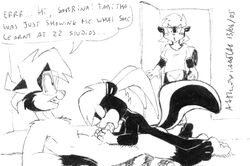 anthro asthexiancal richard_conrad sabrina_conrad sabrina_online skunk tabitha webcomic