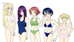 emi_ibarazaki hakamichi_shizune ikezawa_hanako katawa_shoujo lilly_satou pointy_chin tezuka_rin