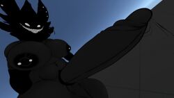 1futa anthro backrooms backrooms_creature creepypasta futa_only futanari hi_res karelia_(acerattman) karelia_futanari_(acerattman) naked nipples nsfw penis smile smiler_(the_backrooms) solo solo_focus spamton_g1997 vrchat vrchat_avatar