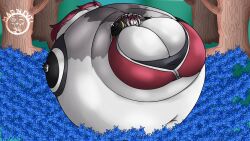 balloon_inflation big_breasts breasts huge_breasts inflation mad_n_evil solo_anthro thick_thighs wide_hips