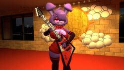 anthro bonfie bonnie_(cally3d) bonnie_(fnaf) five_nights_at_freddy's fnaf fredina's_nightclub guitar robot solo spenic