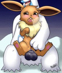 anthro bad_end beartic cum_in_pussy eevee eeveelution eeveelution_squad feral lazuli_(eeveelution_squad) nintendo pokémon_(species) pokemon