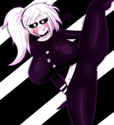 4k :3 big_breasts breasts breasts_bigger_than_head five_nights_at_freddy's five_nights_at_freddy's_2 five_nights_in_anime glowing_eyes gothtrishy hi_res highres huge_breasts lifting_leg long_hair looking_at_viewer marionette_(fnaf) messy_hair motion_lines ponytail puppet_(fnaf) pussy seductive seductive_look shiny shiny_clothes shiny_hair shiny_skin silly text tight_clothing tight_fit tongue tongue_out white_eyes white_hair
fnia