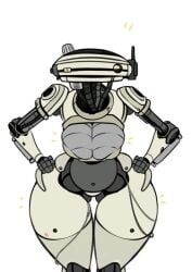 artist_request bent_over big_breasts droid l3-37 robot robot_girl solo:_a_star_wars_story star_wars tagme thick_thighs unknown_artist white_background wide_hips