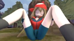 1girls 3d 3d_animation animated blue_eyes brown_fart brown_hair clothing fart fart_cloud fart_fetish farting female female_only huge_fart may_(pokemon) nintendo on_ground outdoors pokemon pokemon_rse sitting sound sound_effects stock_fart_sfx tagme video xee xeenitsu zeeny