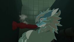 3d animated clipping dildo dildo_in_mouth femboy furry_only knotted_dildo mp4 no_sound restroom_stall sex_toy solo sucking sucking_penis tagme video vrchat vrchat_avatar vrchat_media wickerbeast