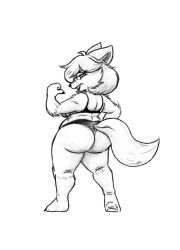 big_ass big_breasts breasts bubble_butt frisk_lk huge_ass solo_anthro thick_thighs wide_hips