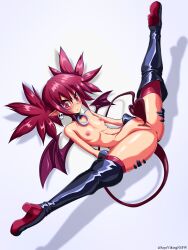 breasts completely_nude completely_nude_female disgaea disgaea_1 etna heart-shaped_tail nippon_ichi_software pussy sayaviking small_breasts spread_legs succubus succubus_tail succubus_wings thighhighs thighs