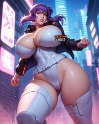 1female 1girl 1girls ai_generated asian asian_bimbo asian_female big_breasts bimbo bimbo_body bimbo_lips bottom_heavy bulging_breasts cameltoe curvaceous curvaceous_figure curves curvy curvy_body curvy_female curvy_figure curvy_hips dat_ass dumptruck_ass fat_ass female female_only ghost_in_the_shell gigantic_ass gigantic_breasts hourglass_figure huge_breasts hyper hyper_ass hyper_breasts kusanagi_motoko kw0337 large_breasts lipstick makeup massive_ass massive_breasts paag pale-skinned_female pale_skin plump_lips purple_hair shiny_skin slim_waist solo solo_female thick_thighs thin_waist thunder_thighs thunderthighs top_heavy venus_body voluptuous voluptuous_female wide_hips