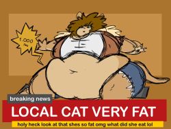 bbw big_ass big_breasts breasts bubble_butt female furry huge_ass huge_breasts lucy_(mexifurfoof) mexifurfoof obese obese_female overweight tagme thick_thighs unhealthy weight_gain wide_hips