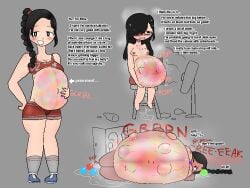 about_to_burst about_to_explode belly_expansion belly_inflation bloated bloated_belly bloated_stomach bloated_tummy cruelty gachabork inedible_stuffing inflation inflation_fetish orbeez waterbeads