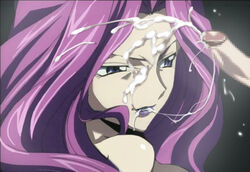 code_geass cornelia_li_britannia cum penis purple_hair smile