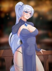 weiss schnee from rwby by xlth
