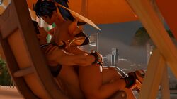 1boy 1girl 1girls 3d 3d_(artwork) anran asian_female asian_male black_hair blizzard_entertainment brother_and_sister female/male fucked_into_submission highres incest male/female male_on_female older_sister overwatch partially_clothed penetration riding riding_cock riding_penis sex sibling_incest siblings sitting_on_person wuyang younger_brother younger_male