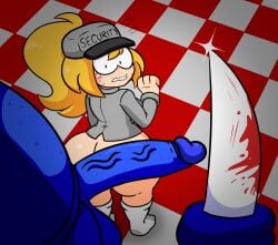 1boy 1girls 2026 accurate_art_style alternate_version_available animatronic ass ass_bigger_than_head back_view balls ballsack bangs bare_ass bear bear5 big_ass big_balls big_breasts big_penis bird's-eye_view biting_lip biting_own_lip black_eyes blonde_hair blood_stain bloody_knife blue_body blush blush_stickers blushing bottom_heavy bottomless breasts bubble_ass bubble_butt cap checkered_floor duo erect_penis erection eyelashes female female_human five_nights_at_freddy's five_nights_at_frickbears five_nights_at_frickbears_3 freckles freckles_on_ass from_behind ftrashpickle full_body fuzzycapsule08 grey_shirt hat headwear holding_knife holding_object holding_weapon huge_ass huge_balls huge_breasts huge_cock huge_penis human human_female humanoid_penis imminent_sex knife large_ass large_balls large_breasts large_penis light-skinned_female light_skin long_penis looking_at_penis looking_back male male/female male_out_of_frame mammal moments_before_disaster nervous nervous_sweat out_of_frame out_of_frame_male penis penis_awe ponytail robot shine shiny_ass shiny_butt shiny_hair shiny_skin shirt shocked shocked_expression socks sparkle standing sweat sweatdrop sweating thick_ass thick_thighs thighs tied_hair topwear vanessa vanessa_(fnaf) vanessa_(frickbears) veiny_penis weapon white_socks wide_eyed wide_hips