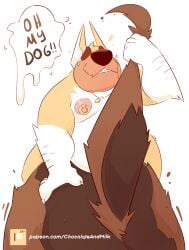 ambiguous_gender ambiguous_penetrated anthro anthro_on_anthro anthro_penetrated anthro_penetrating anthro_penetrating_anthro arm_hair belly big_belly body_hair brown_body brown_fur brown_tail canid canine canis chocolateandmilk domestic_dog duo front_view fur head_tuft hi_res jewelry male male/ambiguous male_anthro male_penetrating male_penetrating_ambiguous mammal moobs necklace nipple_piercing nipple_ring nipples nude obese obese_ambiguous obese_anthro obese_male obscured_eyes overweight overweight_ambiguous overweight_anthro overweight_male penetration piercing pink_nipples richard_(chocolateandmilk) ring_piercing sex simple_background tail tail_pull tuft white_background white_body white_fur yellow_body yellow_fur