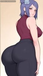 konan from naruto by dandanhub