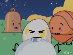 annoyed_expression basketball_(bfdi) battle_for_dream_island bell_(bfdi) bfdi eggy_(bfdi) jacknjellify jnj legs_spread nami955_(va) night_sky object_show object_show_community object_shows ollopit272 osc outdoors outside snowball_(bfdi) sound sucking_penis tagme tentacle_in_mouth the_power_of_two the_strongest_team_on_earth. tpot video